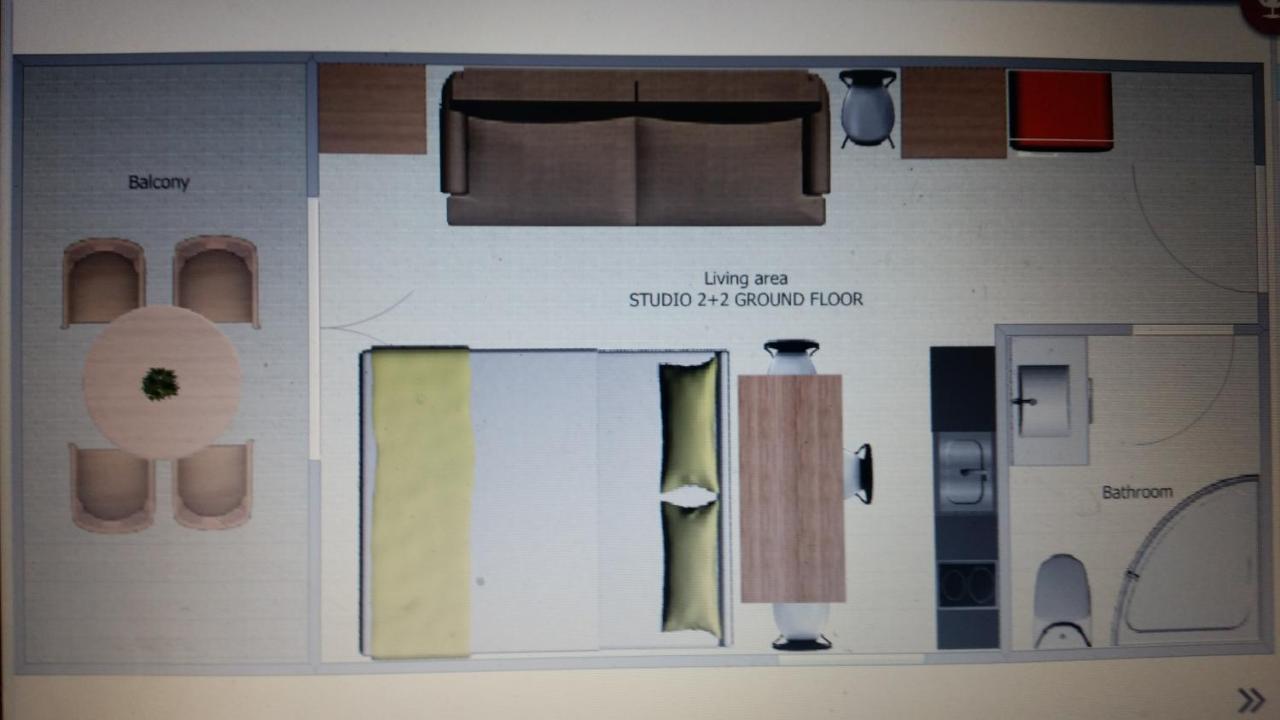 Studio Ground Floor With Terace Brela Εξωτερικό φωτογραφία